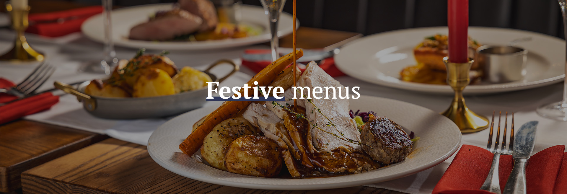 Christmas menu at The Plough