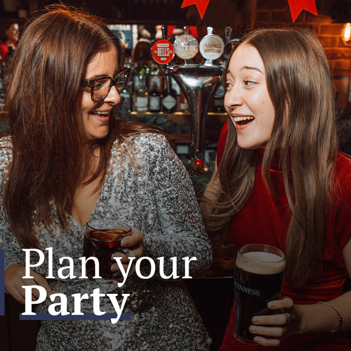 Make a group booking. Christmas at The Plough in London